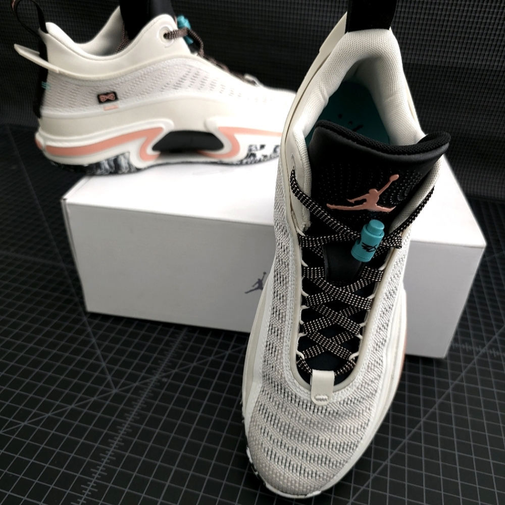 NIKE AIR JORDAN XXXVI LOW - LIGHT OREWOOD BROWN/ CRIMSON BLISS